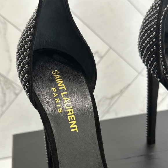 Saint Laurent Heels NERO/JET size 8 - Picture 5 of 6